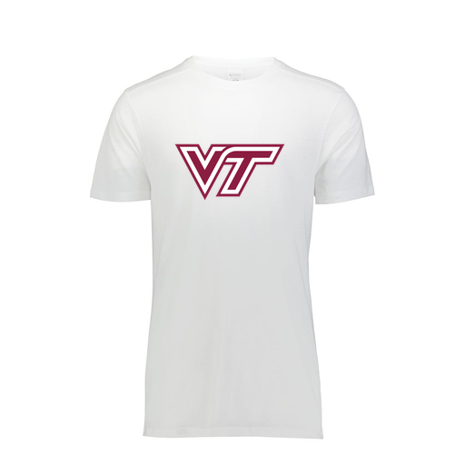 [FTSCUBWH-AS-LOGO1] Decker Men's Tri-Blend T-Shirt - Short Sleeve (Adult S, White, Logo 1)